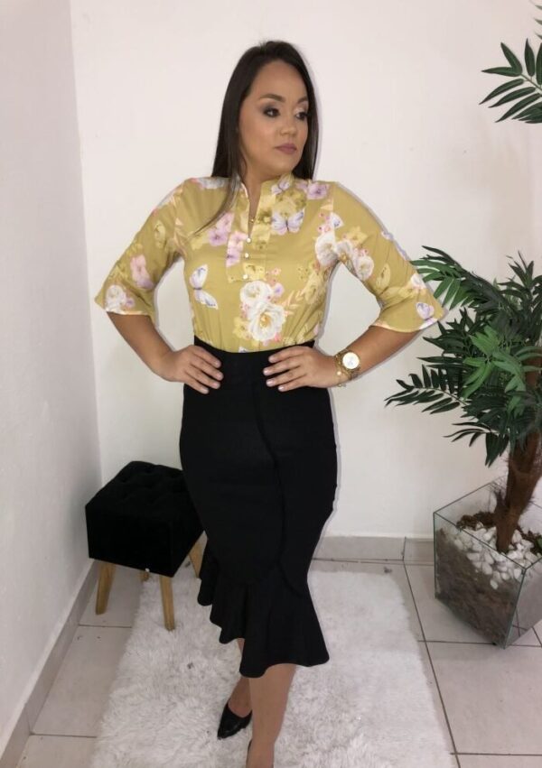 Blusa Flordelis Estampada - Imagem 4