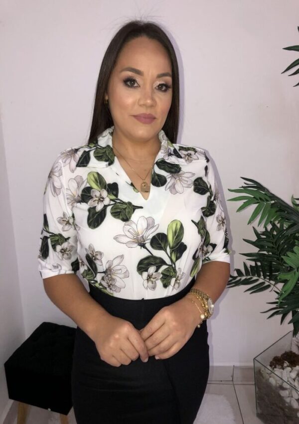 Blusa Flordelis Estampada c/Flores