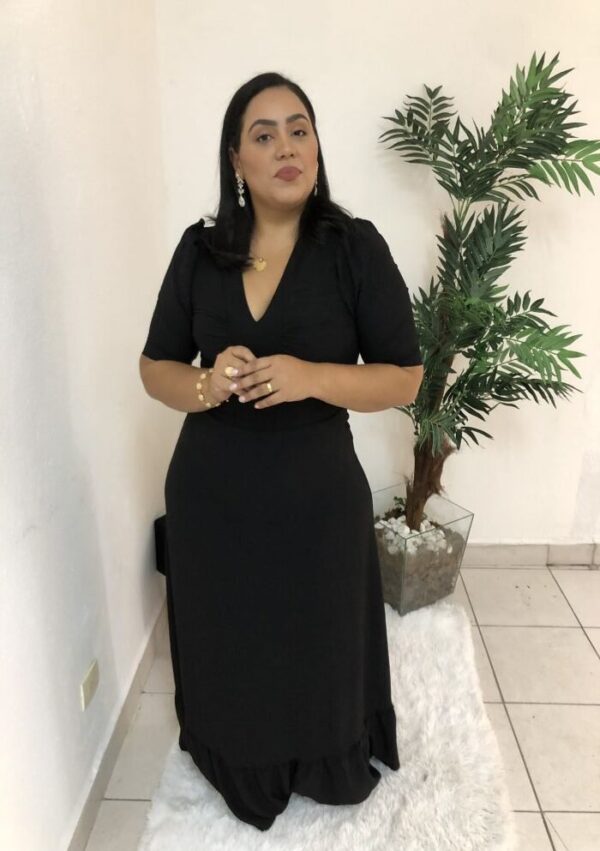 Vestido Longo Laura Preto - Imagem 3