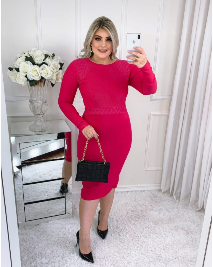 Vestido Cidinha Bengaline - Imagem 2