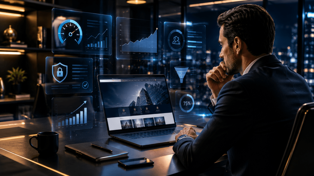 site transmite confiança